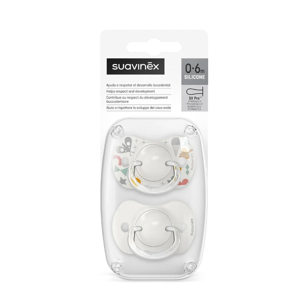Suavinex Physiological Soothers with SX Pro Physiological Teat (Pack of 2)
