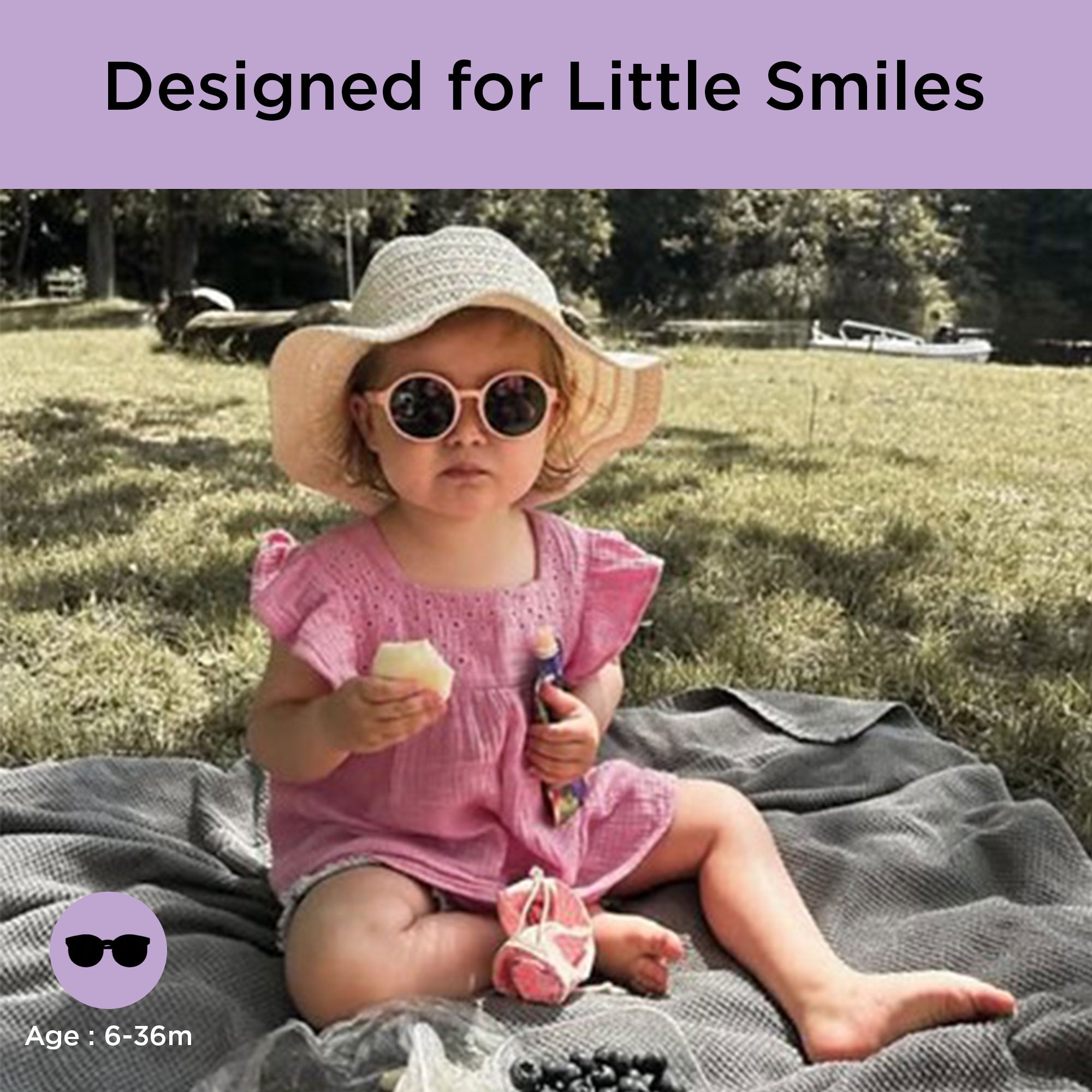 Sunglasses Fiji Pink (6-36m)