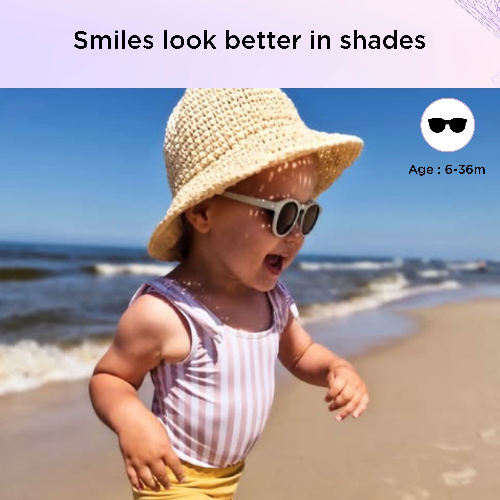 Sunglasses Aruba Taupe (6-36m)
