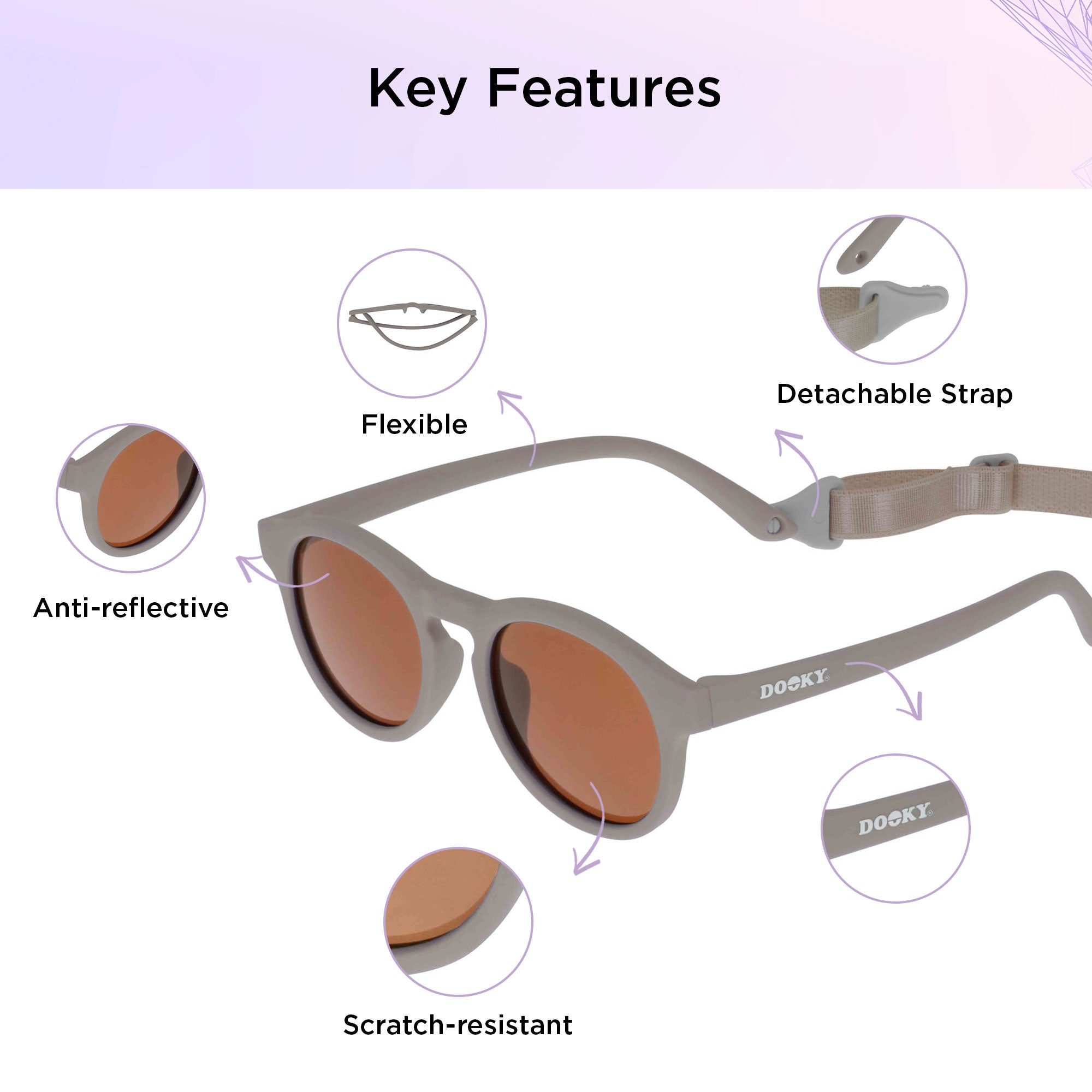 Sunglasses Aruba Taupe (6-36m)