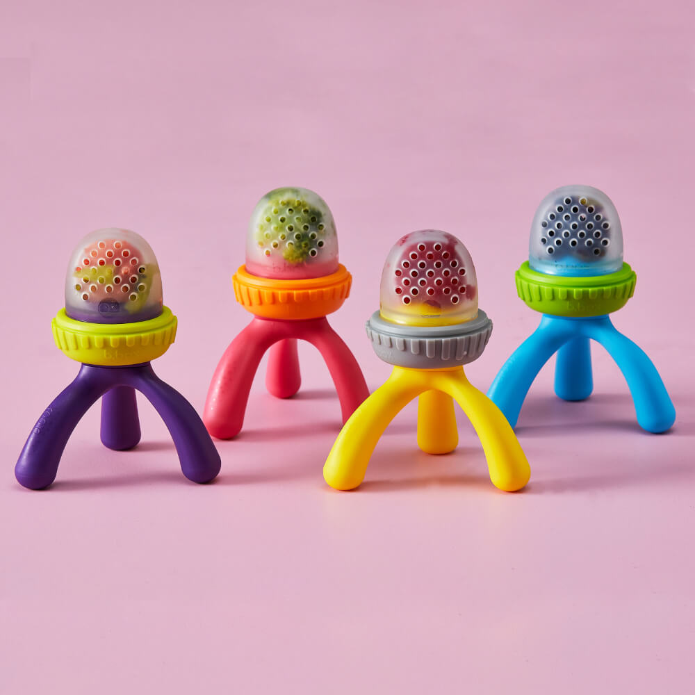 B.Box Silicone Fresh Food Feeder - Pink Orange