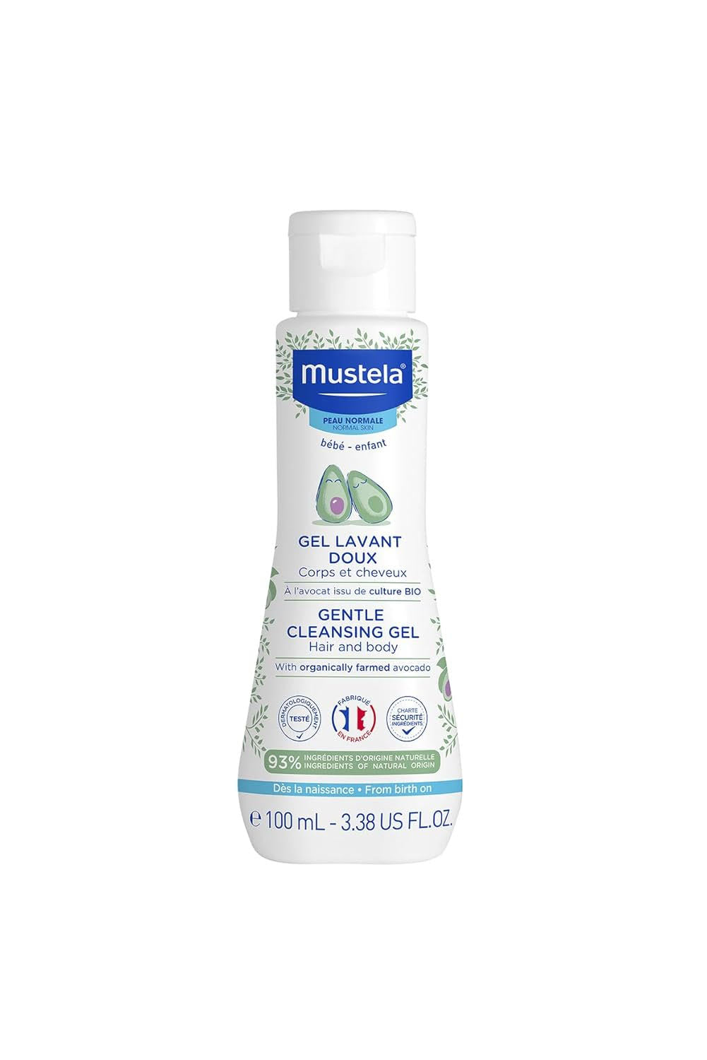Mustela Gentle Cleansing Body , White - 500 ml