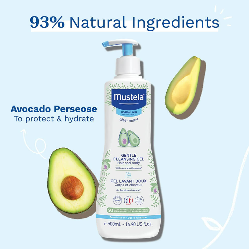 Mustela Gentle Cleansing Body , White - 500 ml