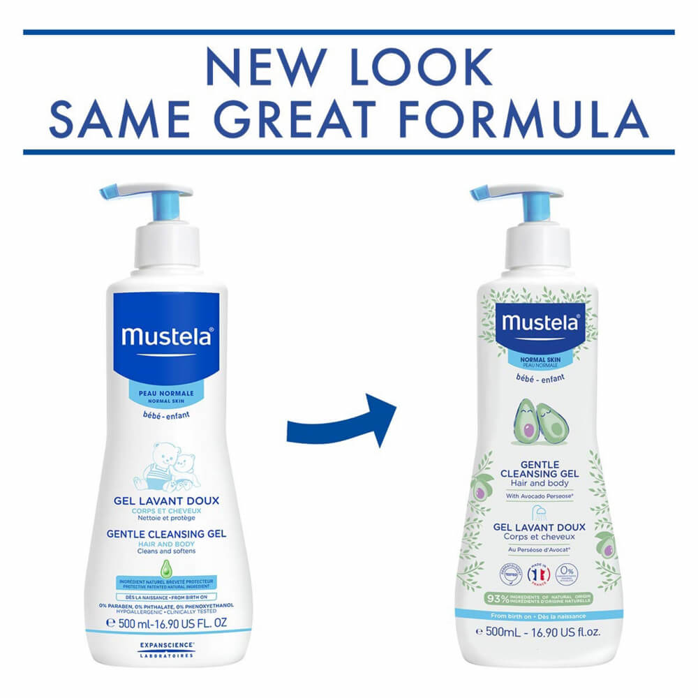 Mustela Gentle Cleansing Body , White - 500 ml