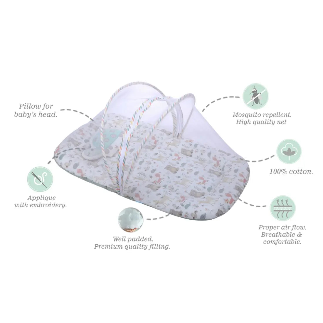 Abracadabra Gadda Mosquito Net - Transport