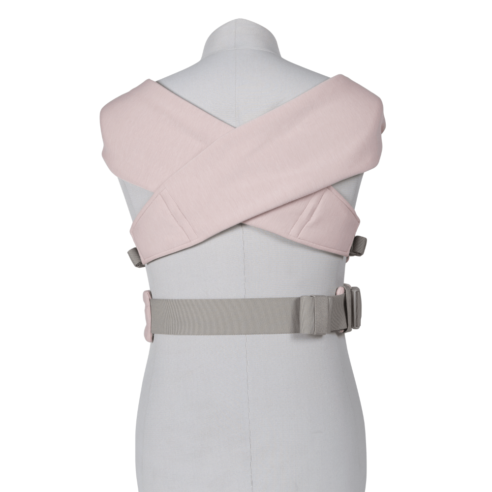 Ergobaby Embrace Newborn Baby Carrier, Soft, Cosy & Lightweight Newborn Ready Carrier, Ergonomic “M” Position, Padded Head & Neck Support, Adjustable Waistbelt & Cross Straps, 2 Carry Positions, Easy to Use, 3-11 Kgs, 0-12 Months, Blush Pink