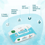 Mother Sparsh 99% Unscented Pure Water Baby Wipes - Pack of 2