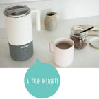 Beaba Milk Prep Bottle and Milk Drink Preparer, Quick Milk Warmer for Formula Breast Milk and Milk Chocolate - Temperature Controlled