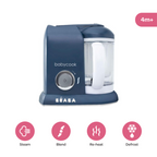 Beaba Babycook Solo Multi-functional Baby Food Processor. Blender, Steamer, Cooker & Sterilizer, Portable Baby Food Cooker, Puree Maker and Warmer