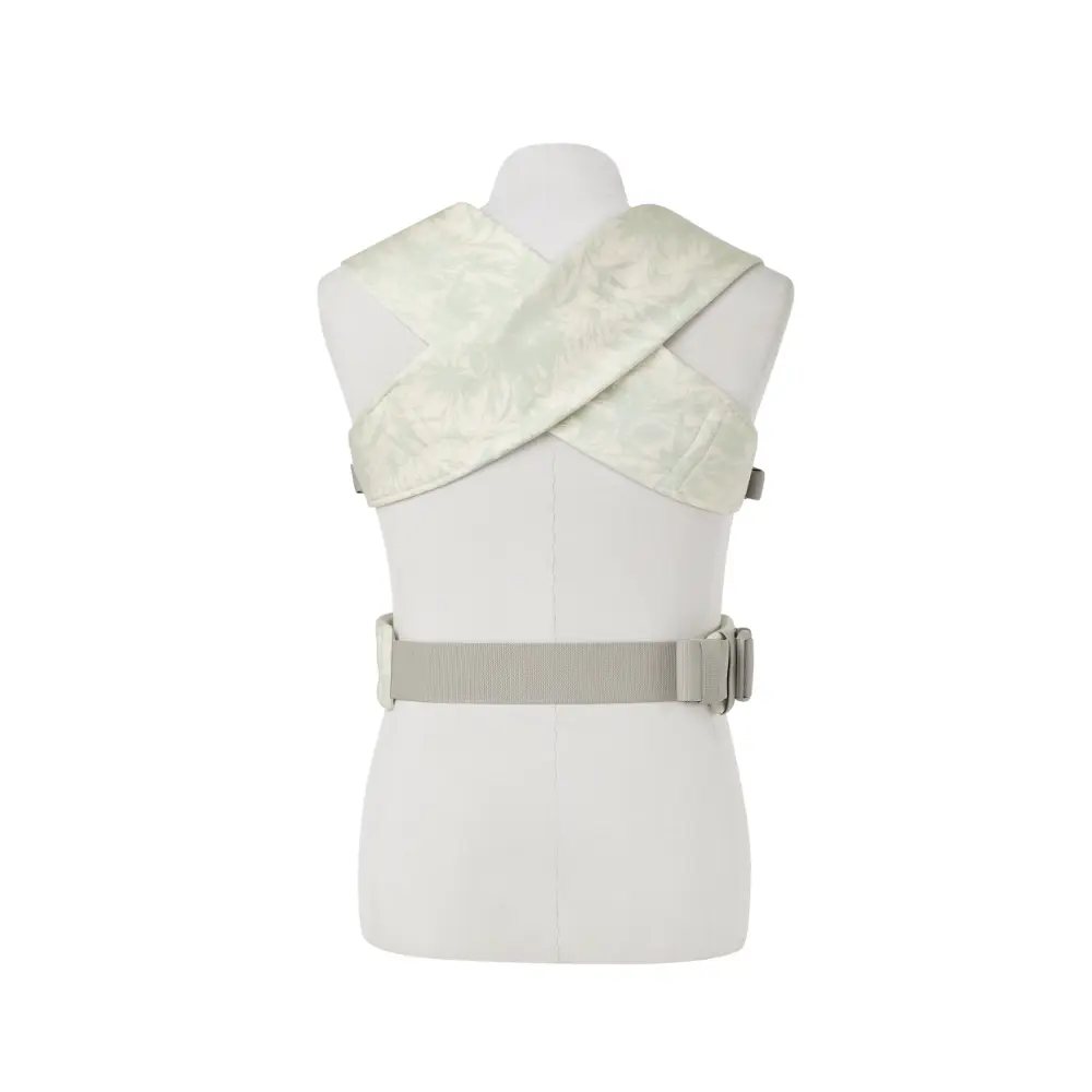 Ergobaby Embrace Newborn Baby Carrier, Soft, Cosy & Lightweight Newborn Ready Carrier, Ergonomic “M” Position, Padded Head & Neck Support, Adjustable Waistbelt & Cross Straps, 2 Carry Positions, Easy to Use, 3-11 Kgs, 0-12 Months, Sage Meadows