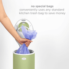 Ubbi Steel Odor Locking Diaper Pail - Matte Sage