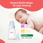 Peristaltic Nursing Bottle Rpp 120ml (White) Nipple S
