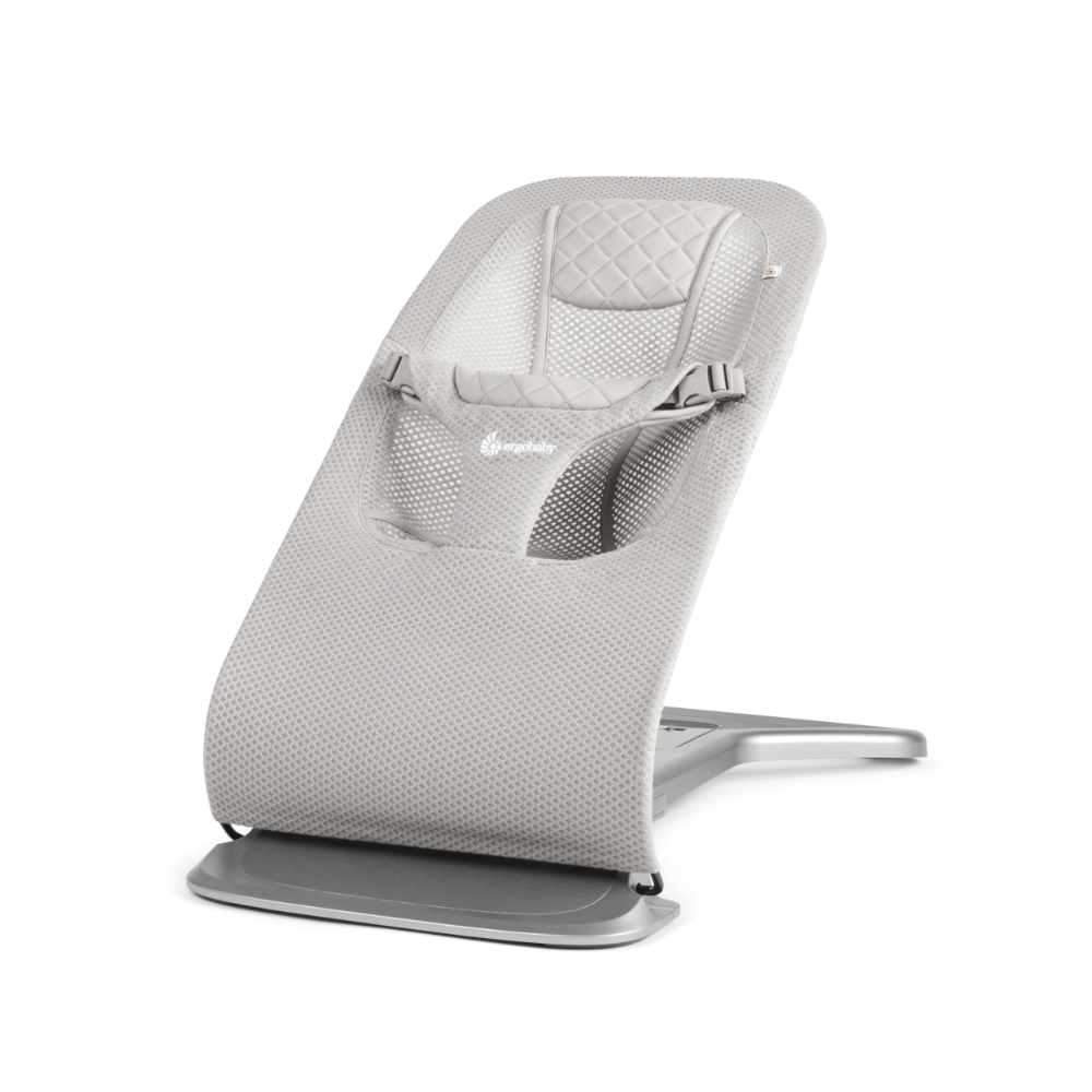 Ergobaby Evolve 3-in-1 Bouncer, Adjustable Multi-Position Baby Bouncer Seat with Newborn Insert, Head to Hip Support, Ergonomic & Lightweight Rocking Chair, Folds Flat for Easy Storage, 2-13 Kgs, 0 - 2 Years