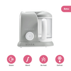 Beaba Babycook Solo Multi-functional Baby Food Processor. Blender, Steamer, Cooker & Sterilizer, Portable Baby Food Cooker, Puree Maker and Warmer