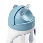 Beaba 2-in-1 Baby Sipper Water Bottle, Anti Spill Sippy Cup with Soft Silicone Straw for Toddlers, Kids, 100% Waterproof, Easy to Open, Removable Handles, Tritan and Silicone - 300 ml, 8m+