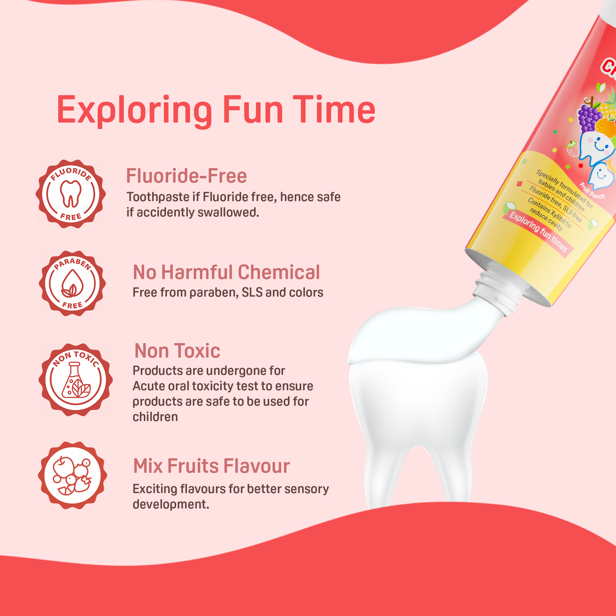 Pigeon Toothpaste for Children - Fruit Punch