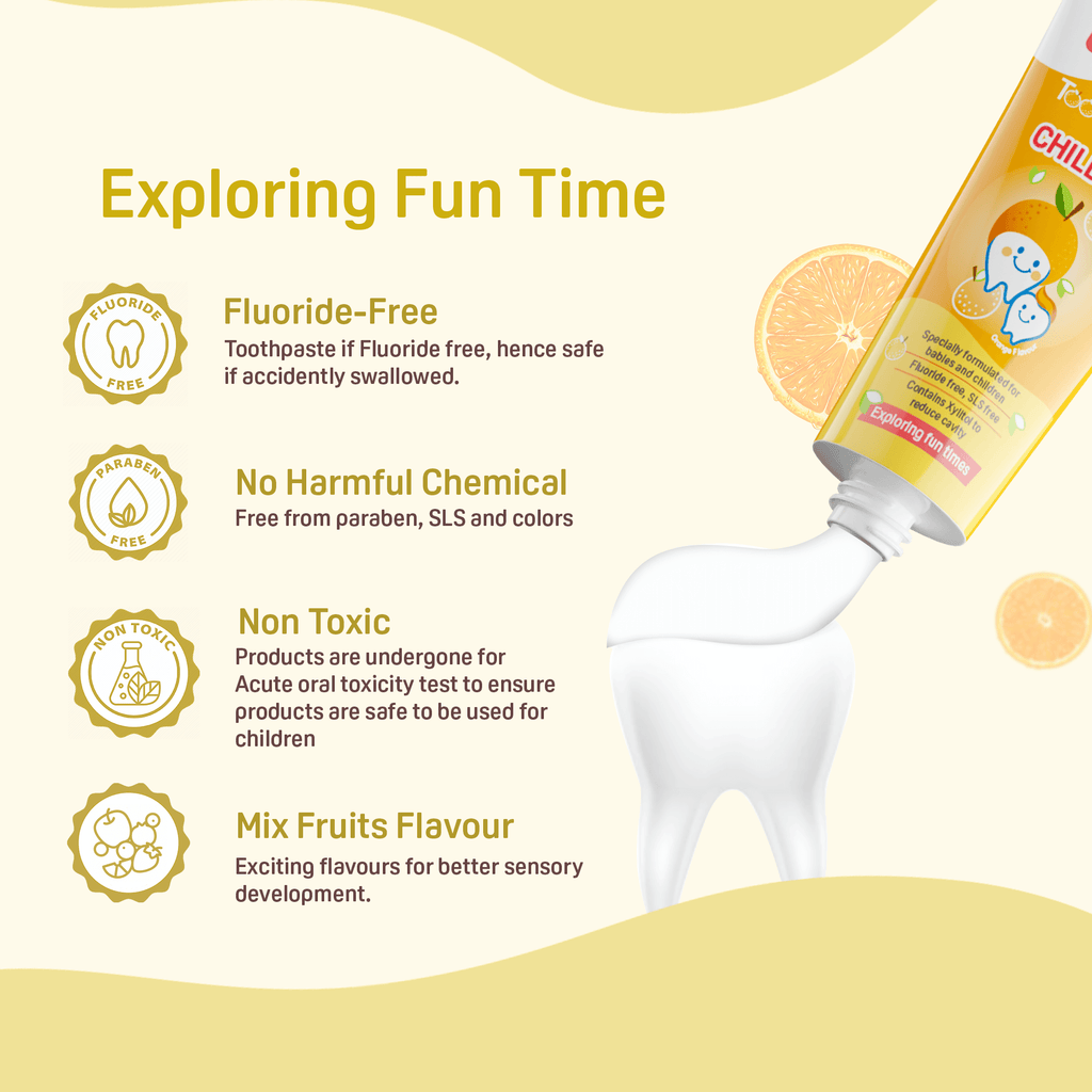 Pigeon Toothpaste for Children - Strawberry and Orange