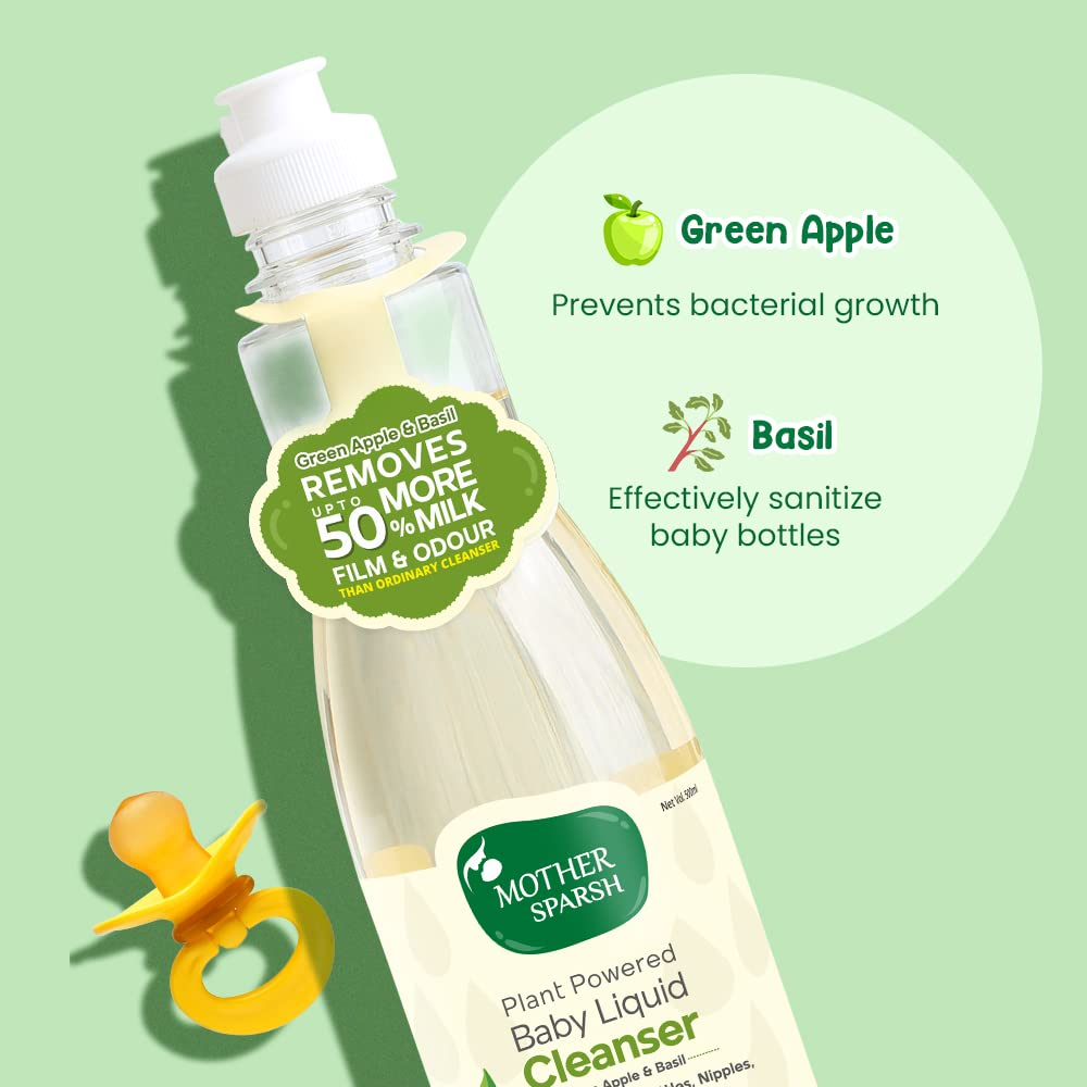 Mother Sparsh Natural Baby Liquid Cleanser (Plant Powered)