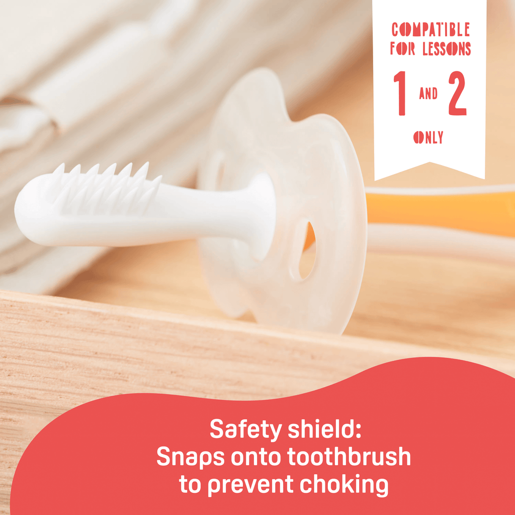 Pigeon Baby Training Toothbrush Lesson 1  Yellow