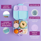 B.Box Kids Lunchbox – 2 Litre, Leak-Proof Bento Style with  Cooler Pack, Adjustable Divider & Whole Fruit Compartment – Multicolor