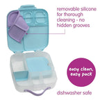 B.Box Kids Lunchbox – 2 Litre, Leak-Proof Bento Style with  Cooler Pack, Adjustable Divider & Whole Fruit Compartment – Multicolor