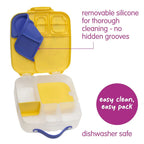 B.Box Kids Lunchbox – 2 Litre, Leak-Proof Bento Style with  Cooler Pack, Adjustable Divider & Whole Fruit Compartment – Multicolor