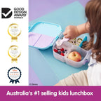B.Box Mini Lunchbox for Kids – 1L Capacity, Adjustable Divider, Flexi Fruit Holder, BPA-Free – Multicolor