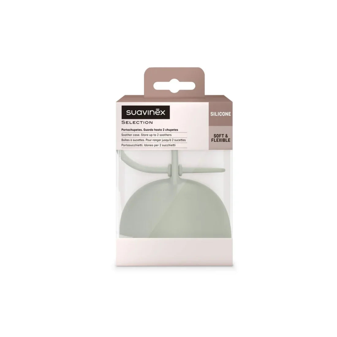Suavinex Color Essence Silicone Soother Holder Case