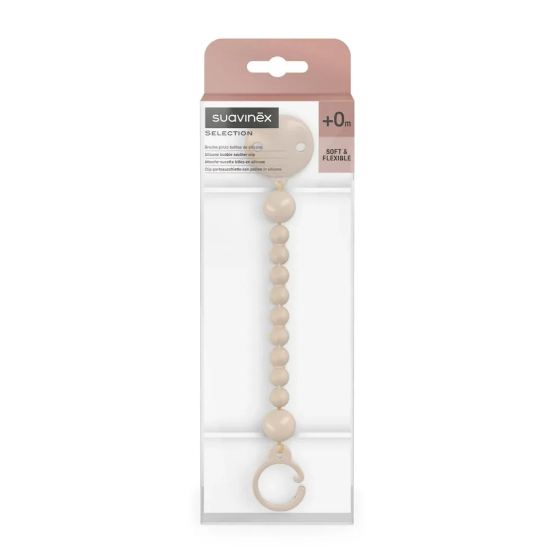 Suavinex Color Essence Silicone Soother Clip