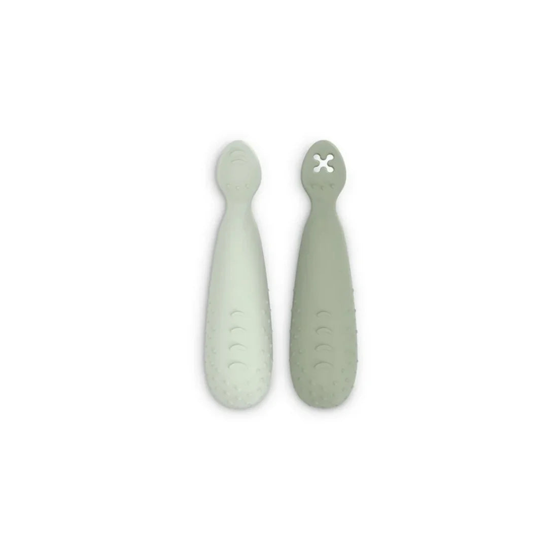 Suavinex Color Essence Silicone Spoon (6m+) (Green) (Pack of 2)
