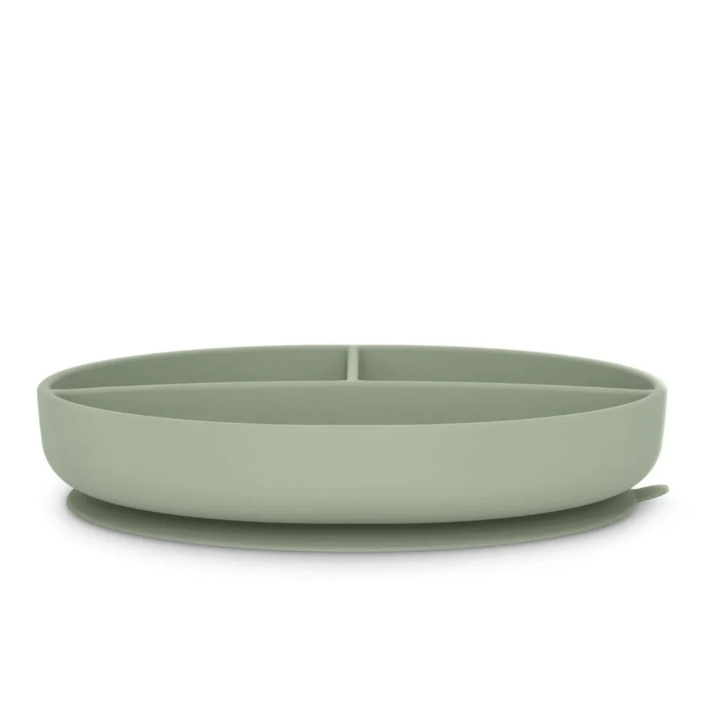 Suavinex Color Essence Silicone Divided Plate (6m+) (Green)