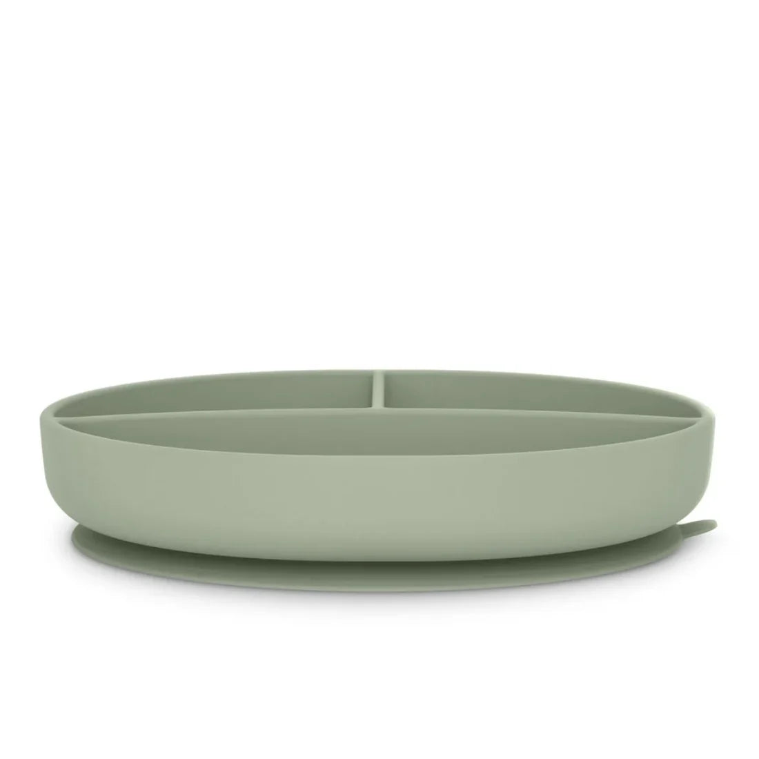 Suavinex Color Essence Silicone Divided Plate (6m+) (Green)