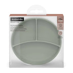 Suavinex Color Essence Silicone Divided Plate (6m+) (Green)