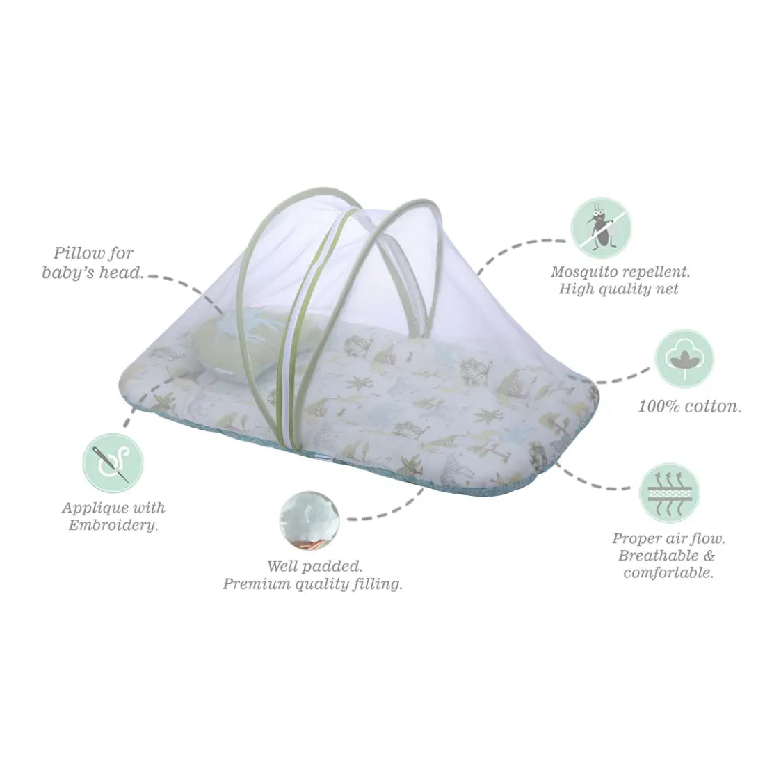 Abracadabra Gadda Mosquito Net - Transport