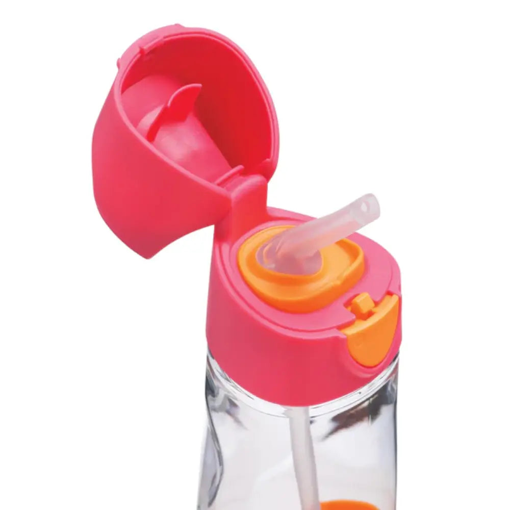 B.Box Tritan Straw Drink Bottle 450ml - Durable, Spill-Proof & Kid-Friendly