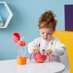B.Box Tritan Straw Drink Bottle 450ml - Durable, Spill-Proof & Kid-Friendly