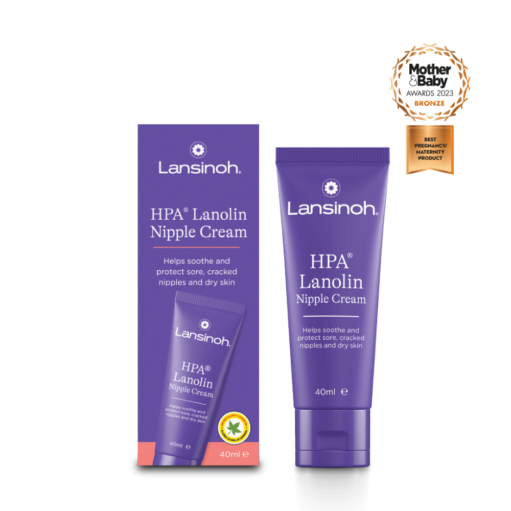 Lansinoh HPA Lanolin Nipple Cream - Sore Nipples Cracked Skin Breast Feeding 100% Natural, Tasteless & Odourless BPA, BPS-Free, Hospital Bag Maternity Essentials