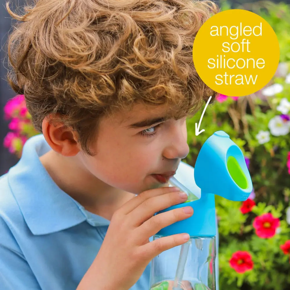 B.Box Tritan Straw Drink Bottle 450ml - Durable, Spill-Proof & Kid-Friendly