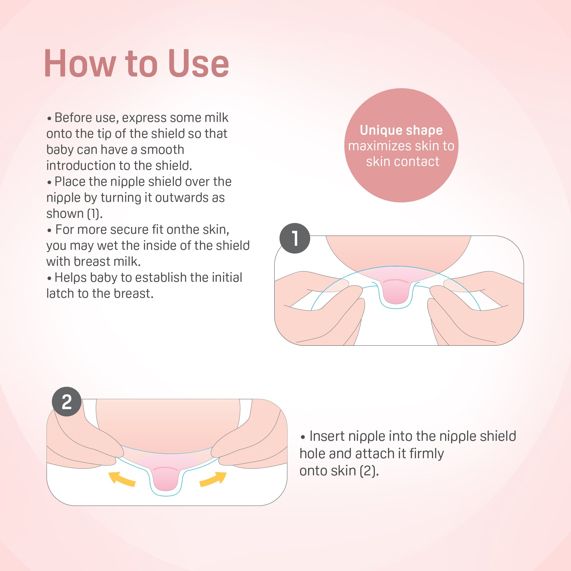 Natural Feel Nipple Shield 1 PCS Size 1