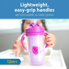 Dr. Brown’s Milestones Insulated Straw Cup, 1-Pack - Pink