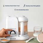 Beaba Babycook Solo Multi-functional Baby Food Processor. Blender, Steamer, Cooker & Sterilizer, Portable Baby Food Cooker, Puree Maker and Warmer