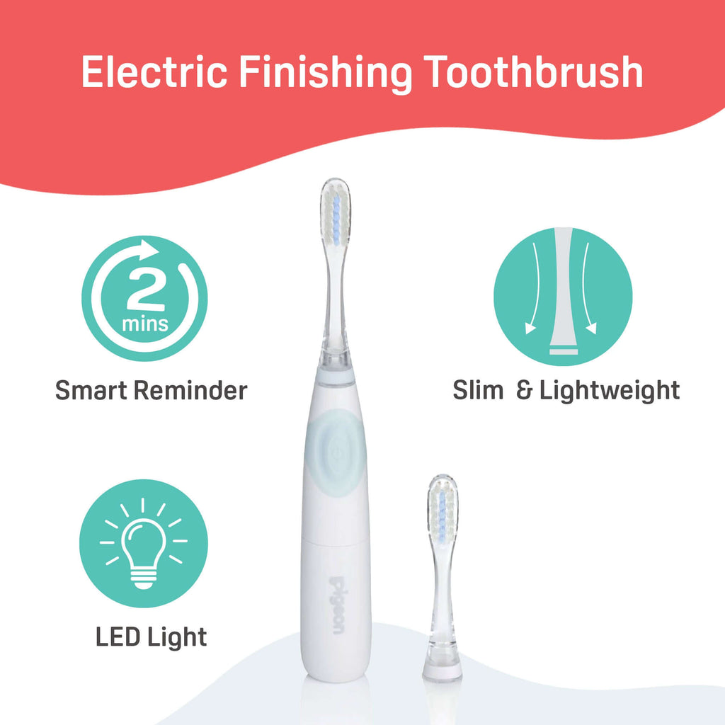 Electric Finishing Toothbrush with Two Spare Brush