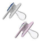 Dr. Brown's Advantage Pacifier, Stage 2 - Glow in the Dark Purple Nature 2-Pack