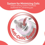 Glass Feeding Bottle 200ml with Add Nipple M