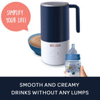 Beaba Milk Prep Bottle and Milk Drink Preparer, Quick Milk Warmer for Formula Breast Milk and Milk Chocolate - Temperature Controlled