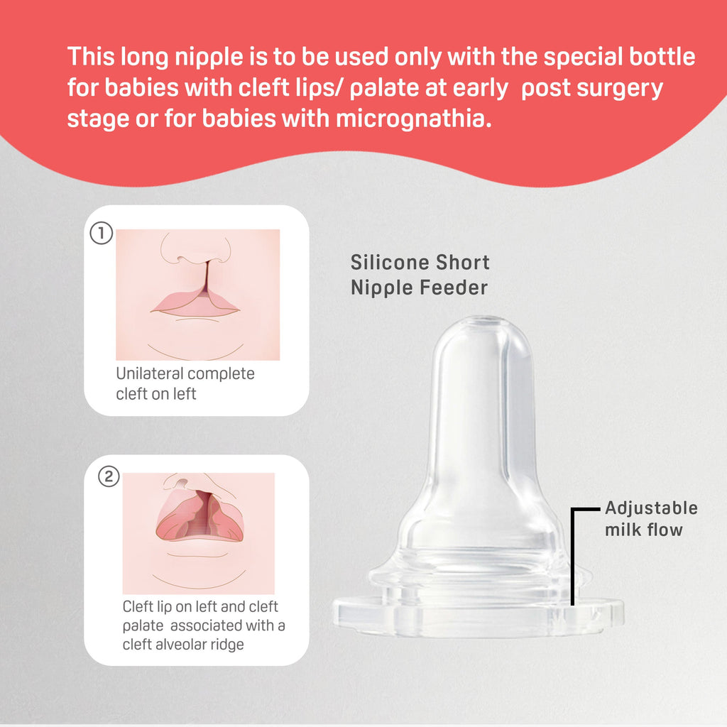 Pigeon Slim Neck cleft palate bottle (cleft palate nipple) REGULAR