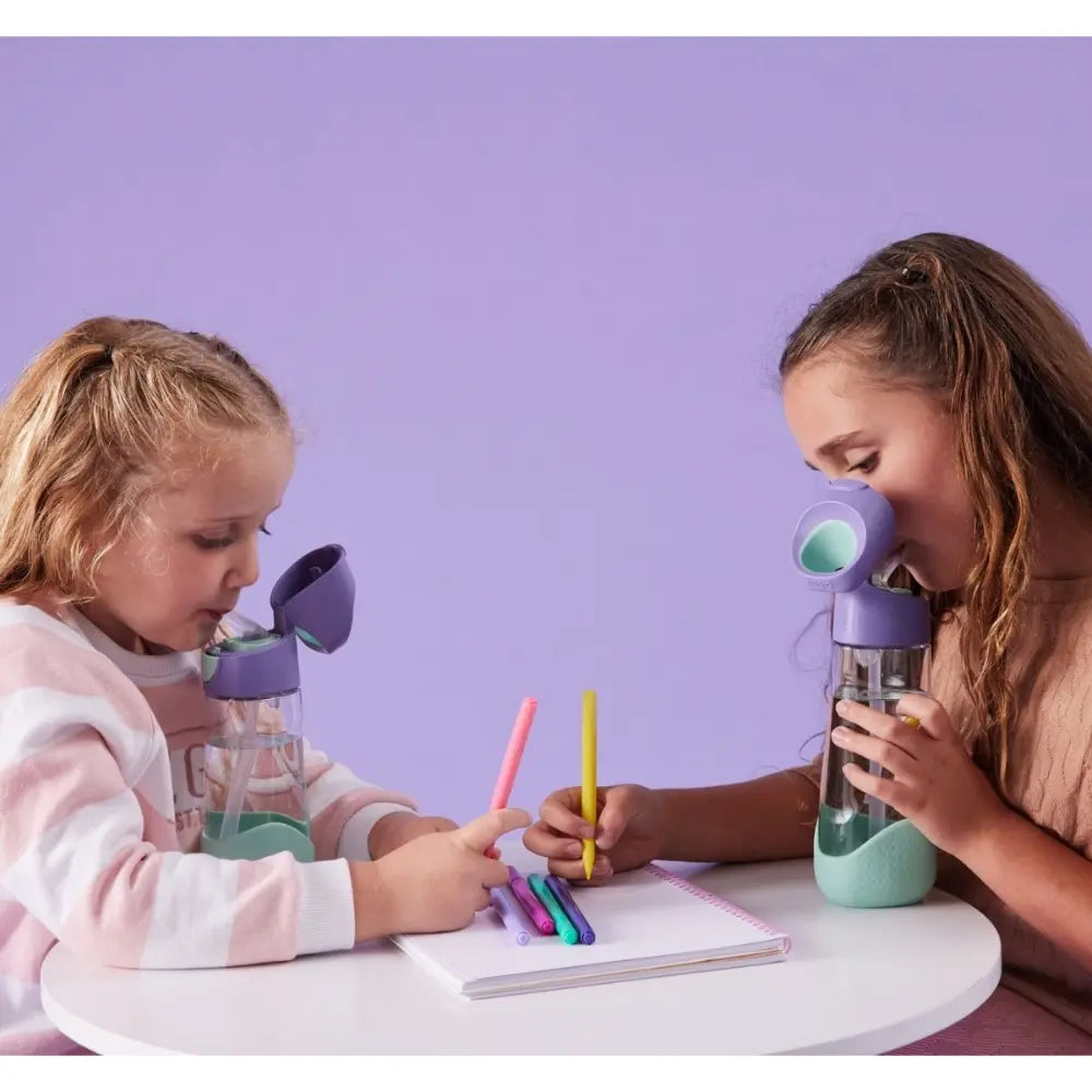 B.Box Tritan Straw Drink Bottle 450ml - Durable, Spill-Proof & Kid-Friendly