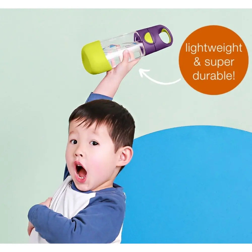 B.Box Tritan Straw Drink Bottle 450ml - Durable, Spill-Proof & Kid-Friendly