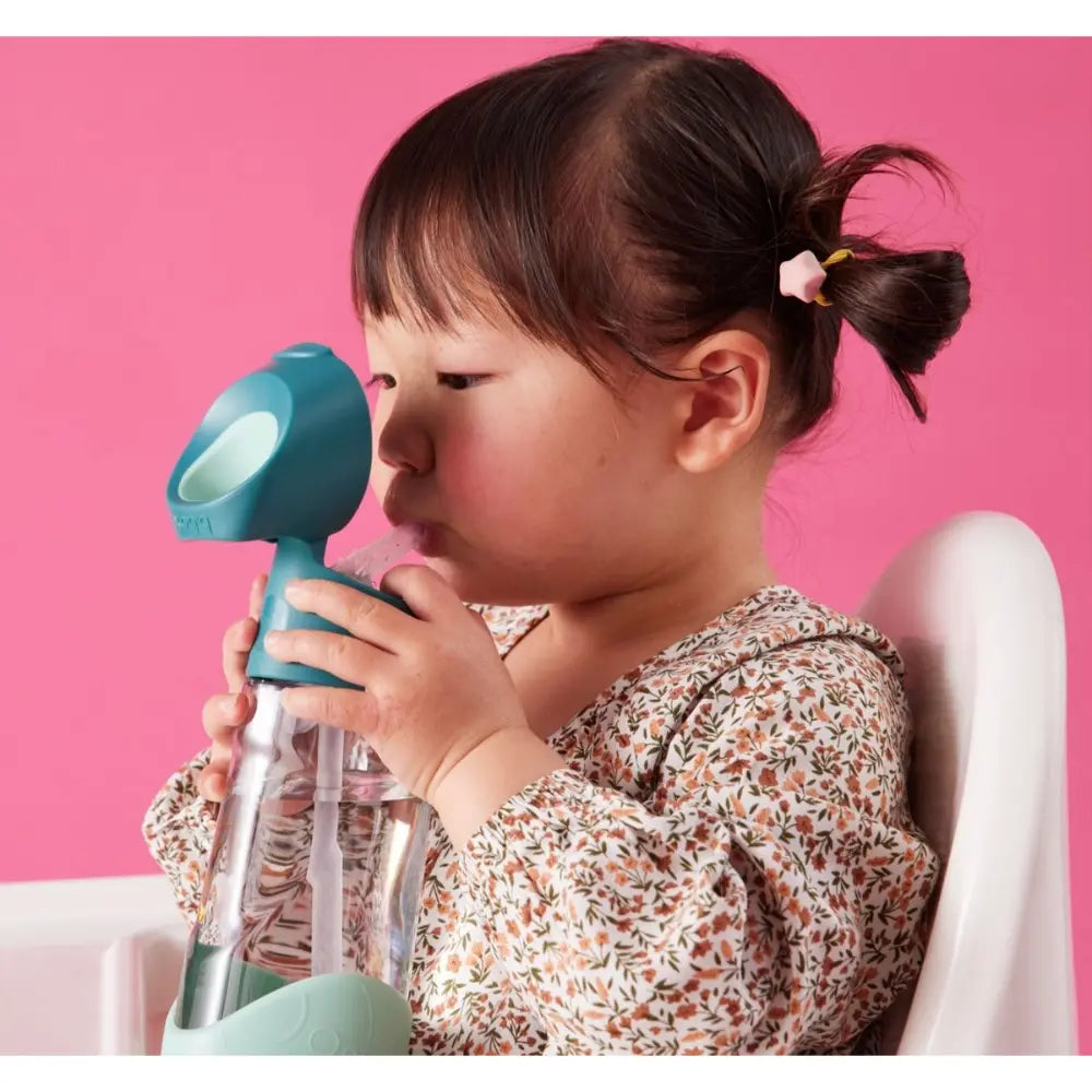 B.Box Tritan Straw Drink Bottle 450ml - Durable, Spill-Proof & Kid-Friendly