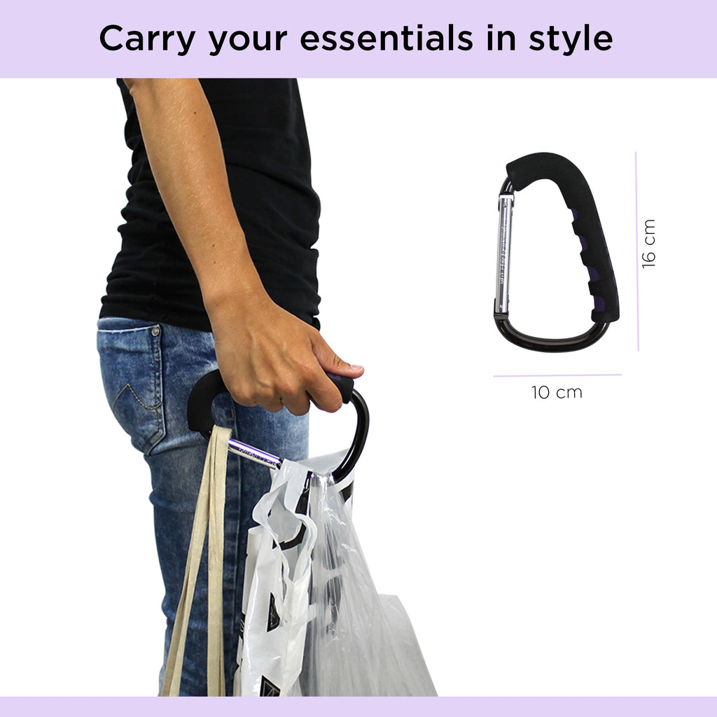 Universal Stroller Hook Black